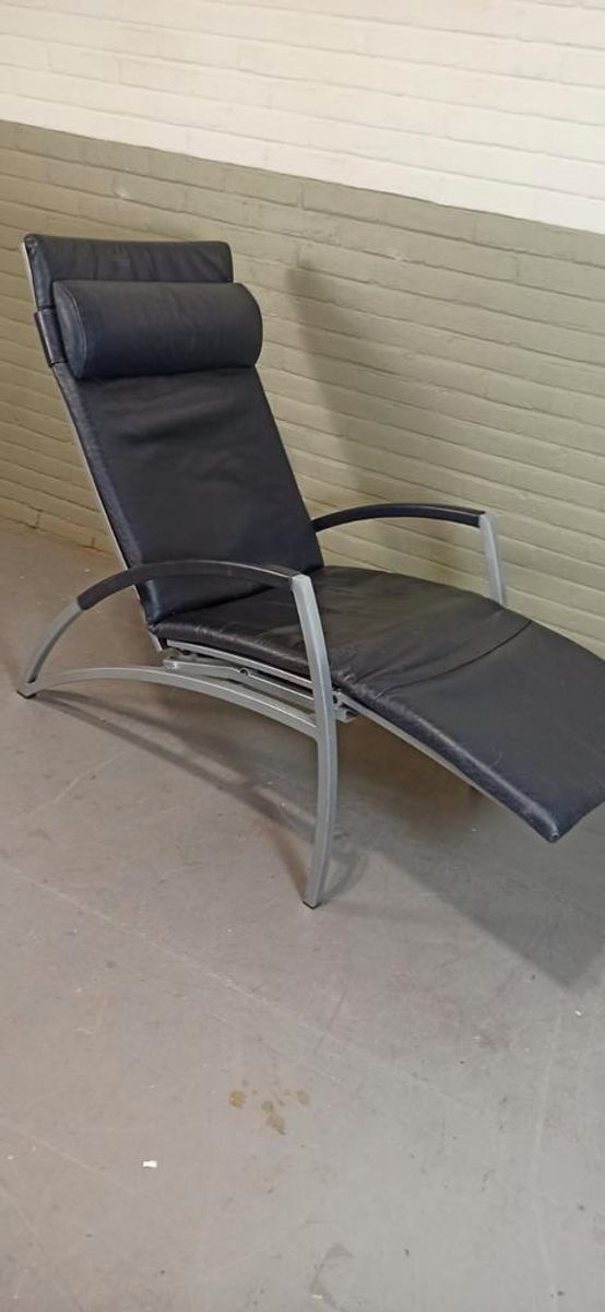 Vintage Interprofil 'pax' Design Leren Recliner Fauteuil image 5