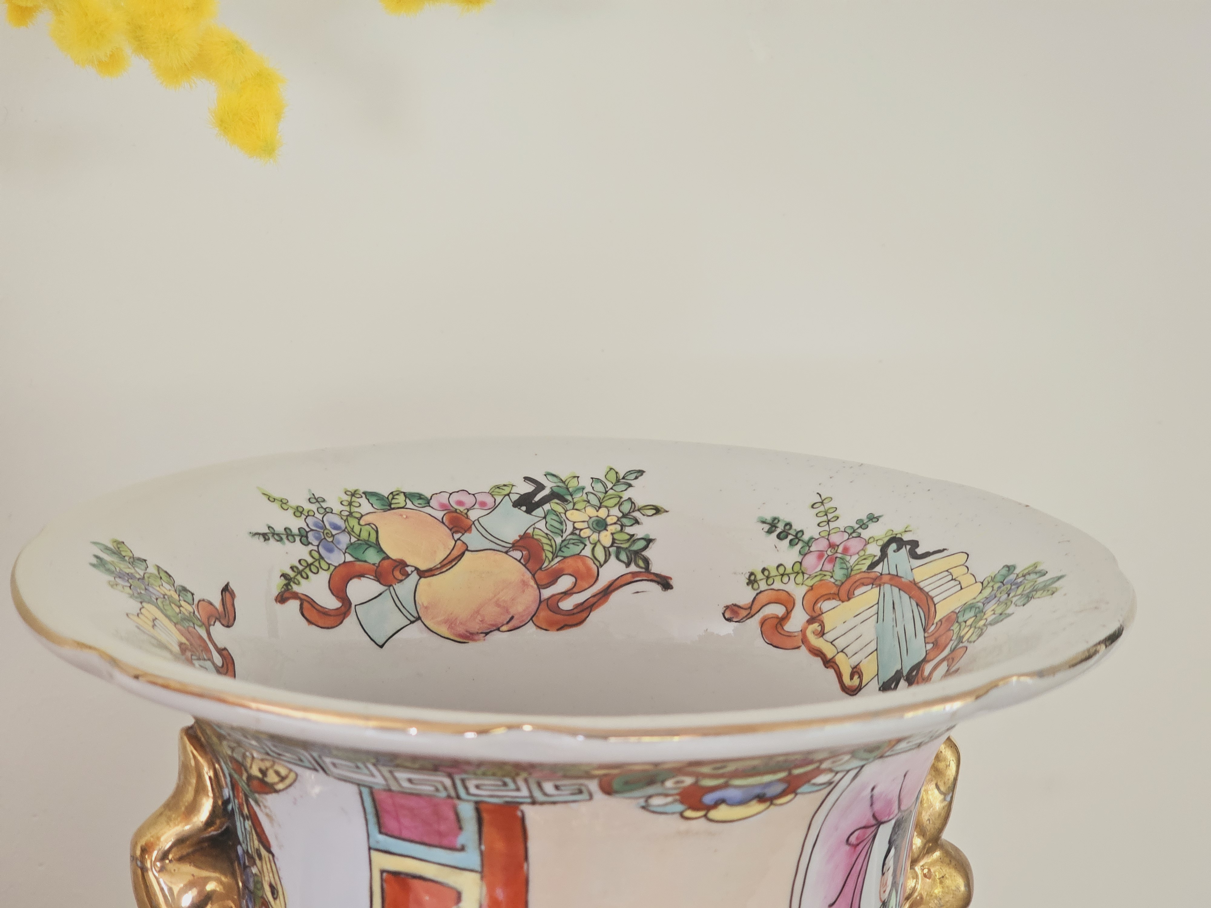 Aziatische Vazen Groot Model 46cm Kleurrijk, Set Chinese Vaas. image 12