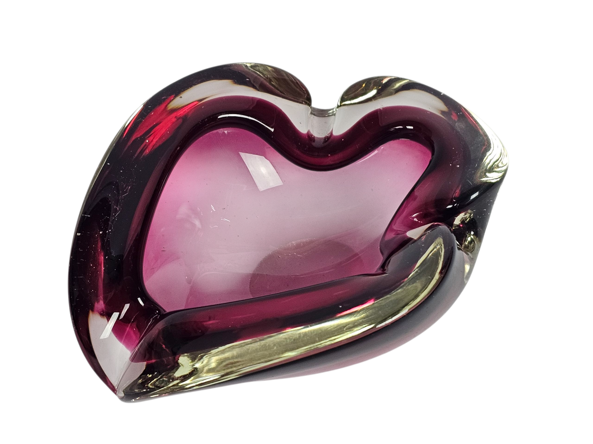 Murano - Sommerso - Flavio Poli - Sommerso - Transparant - Roze - Paars - 70's image 5
