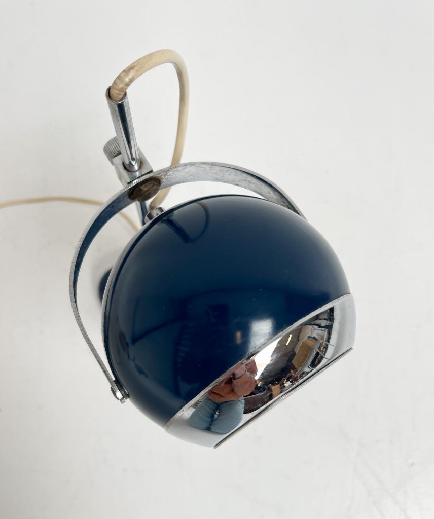 Blauwe Guzzini Brumbry Tafellamp, 1960’s image 6