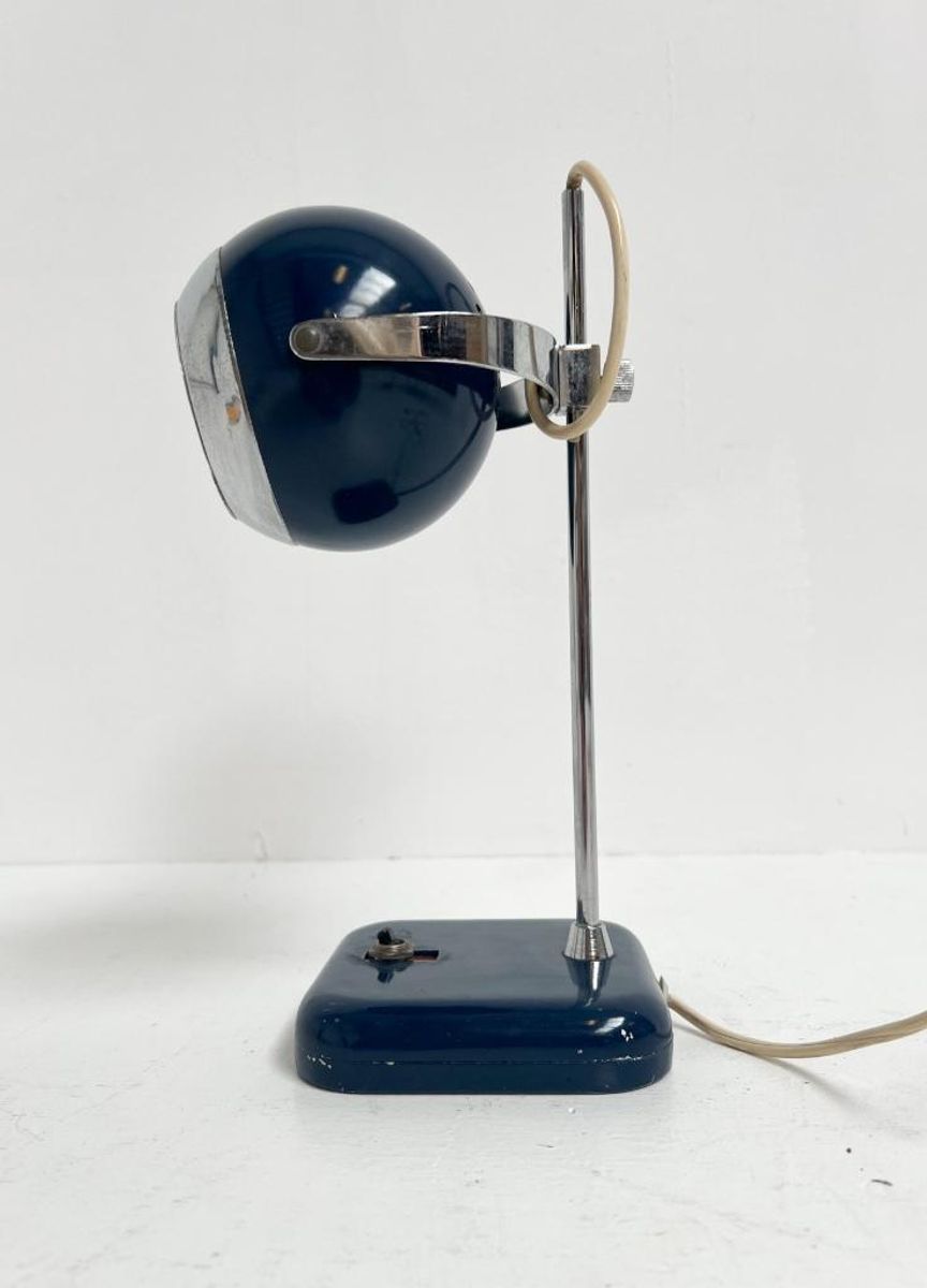 Blauwe Space Age Tafellamp, 1960's image 8
