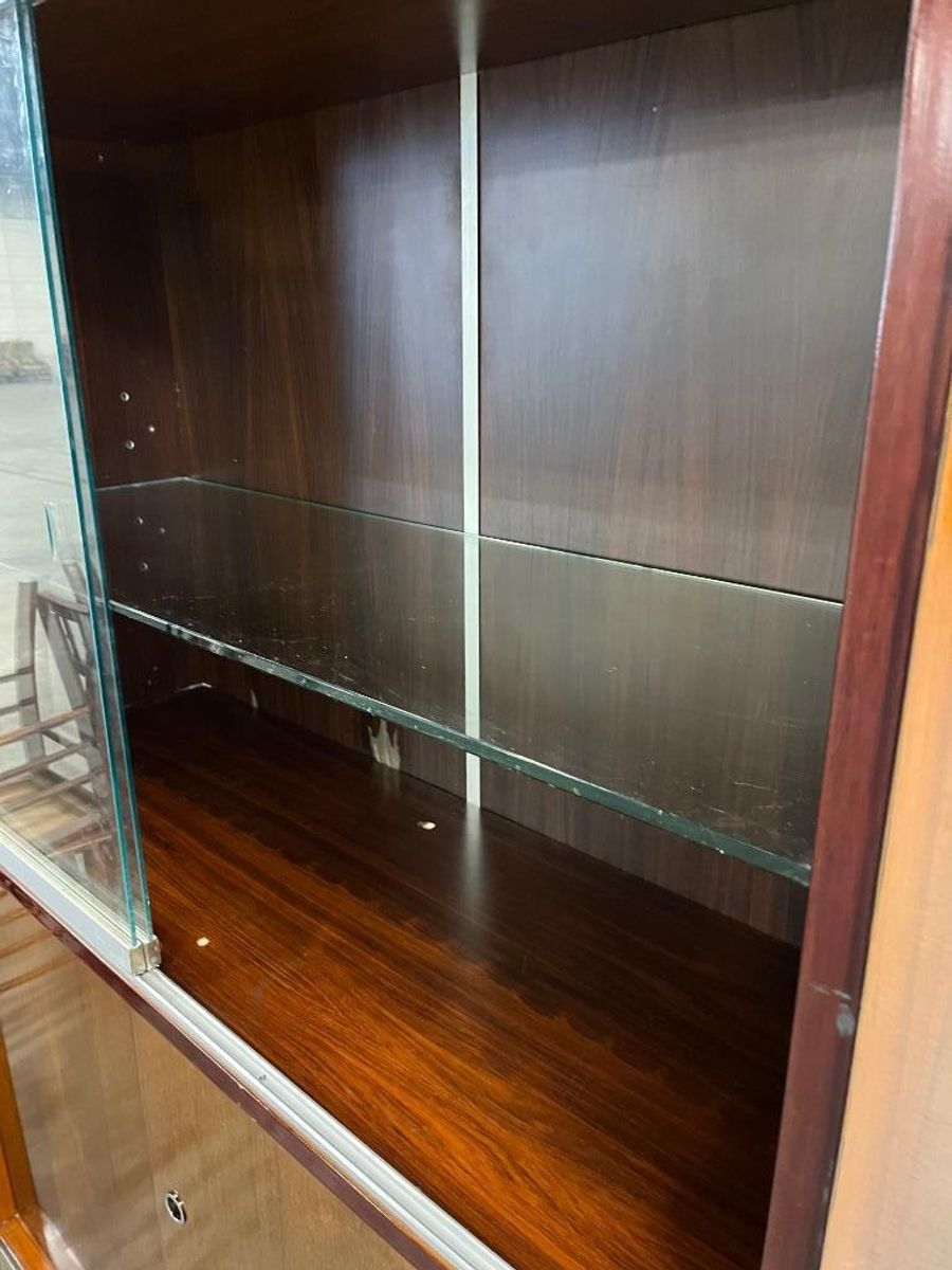 Vintage Vitrinekast / Barkast / Kast Met Etagere image 18
