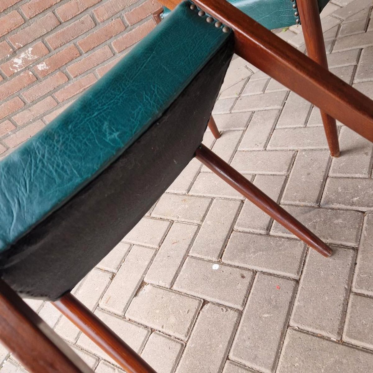 Set 4 Vintage Stoelen Deense Stoelen Jaren 60 image 7