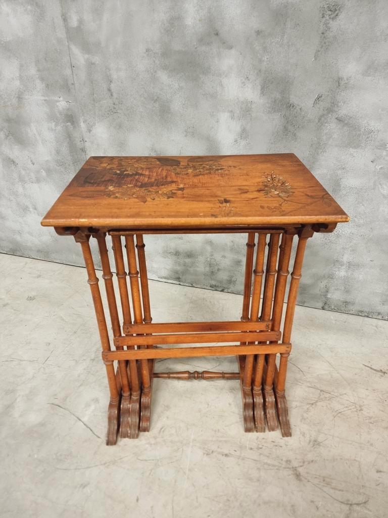Set Van 4 Nesttafeltjes Art Nouveau Jaren 30 image 19