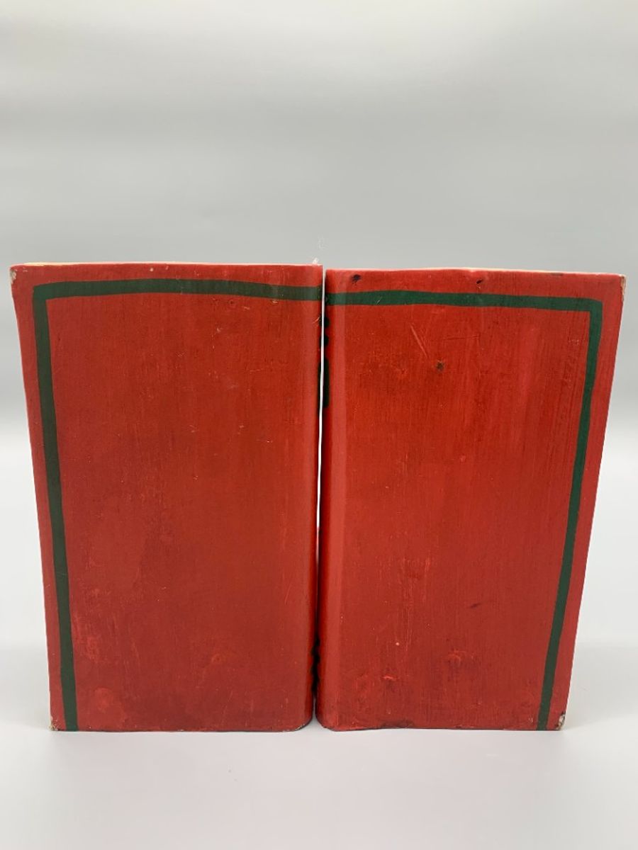 Vintage Set Boekensteunen Hout Beer Indonesië image 8