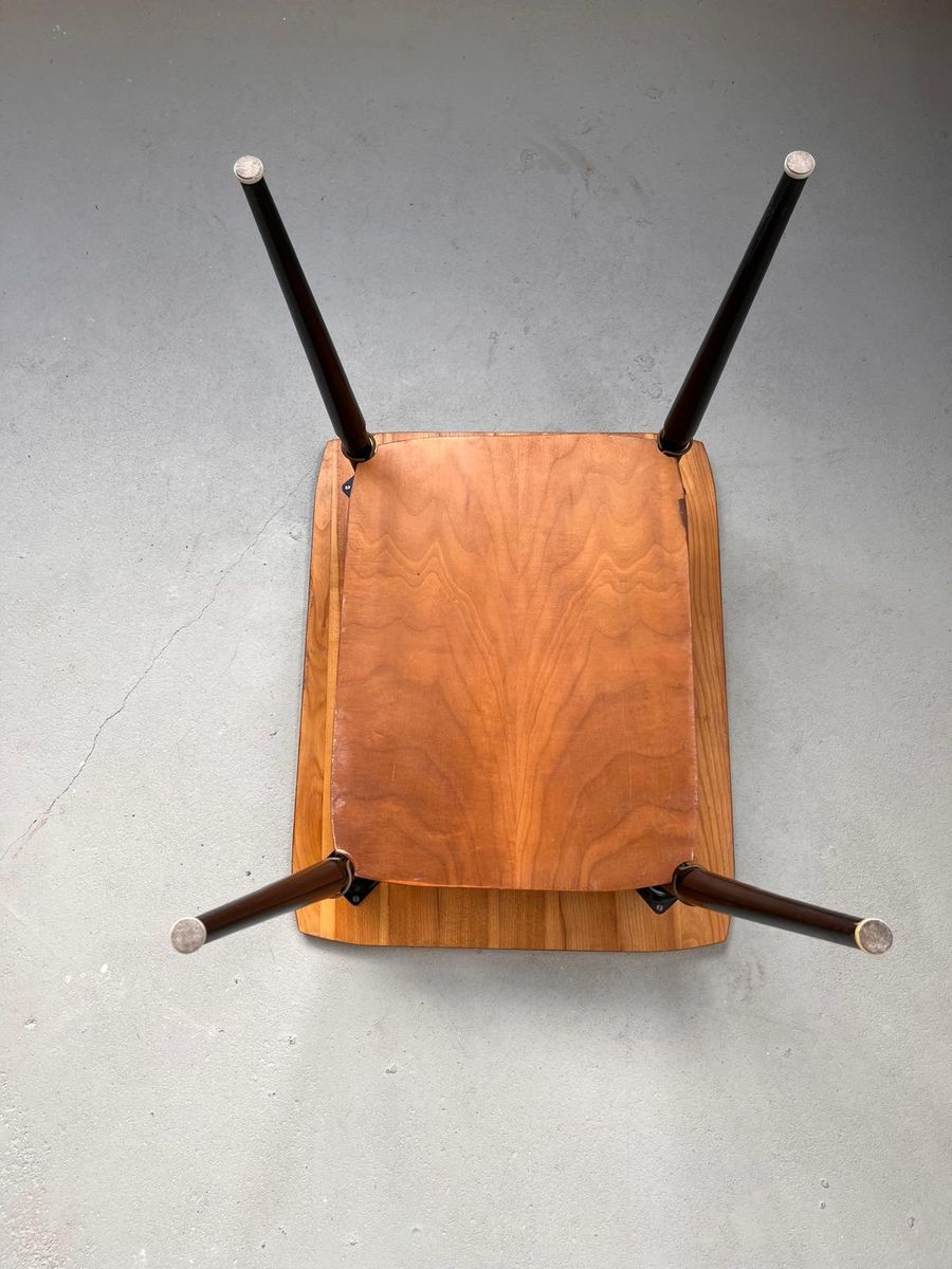 Vintage Hoogglanzende Houten Cocktailtafel, Salontafel Jaren 60, Mid Century Bijzettafel. image 5