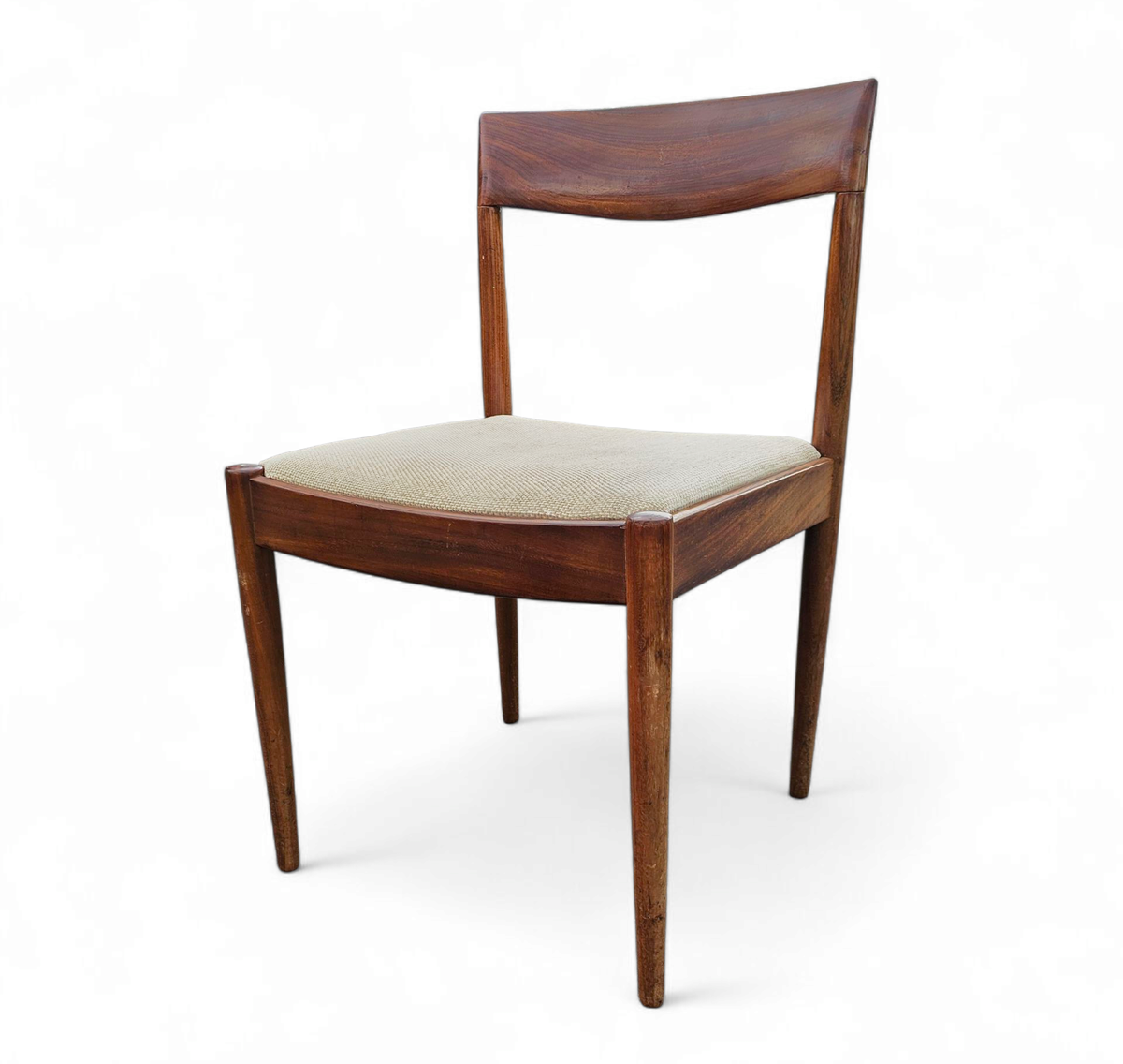 4 X Scandinavian Teak Dining Chairs / 1970s image 9