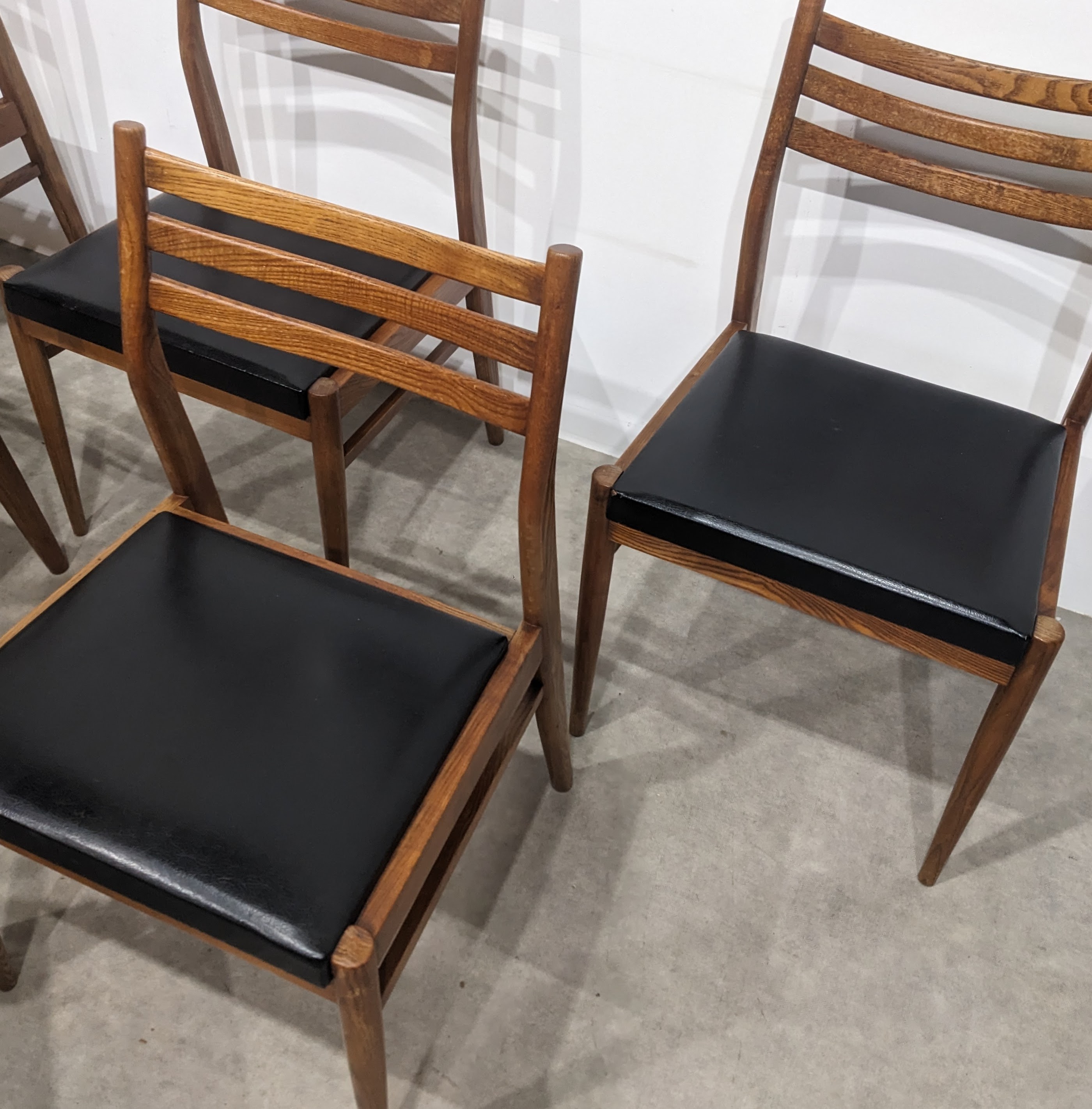 Six Elegant Vintage Scandinavian Chairs image 5