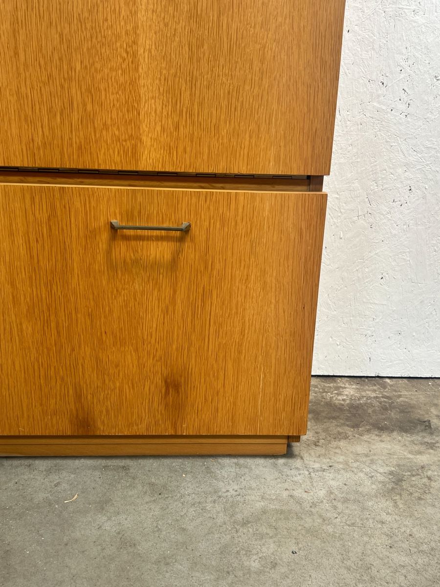 Vintage Schoenenkast, Licht Hout, 1970's Duitsland image 11