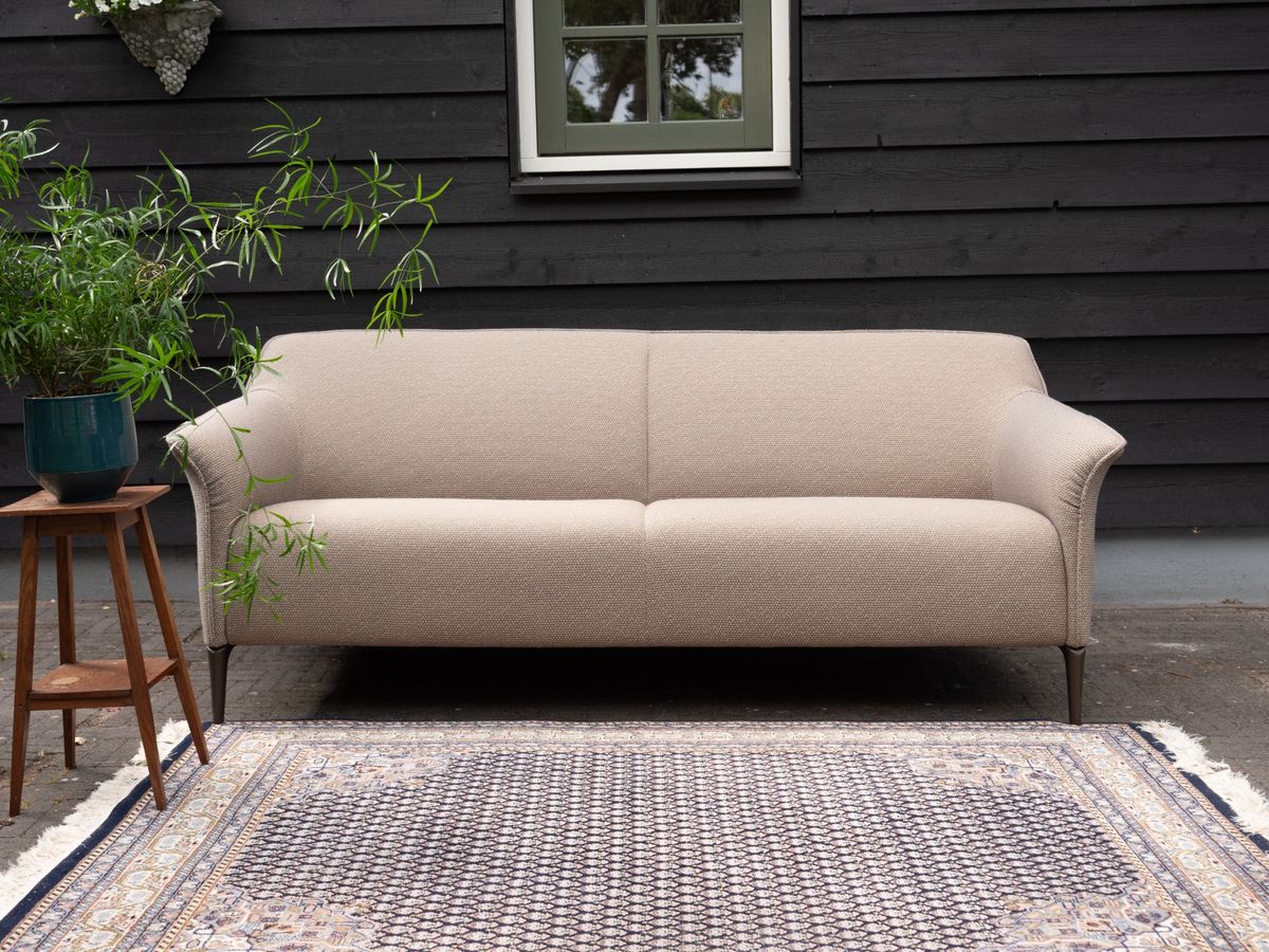 Leolux Mayon | 3-zits Designer Bank | Groen, Beige, Gemeleerd image 2
