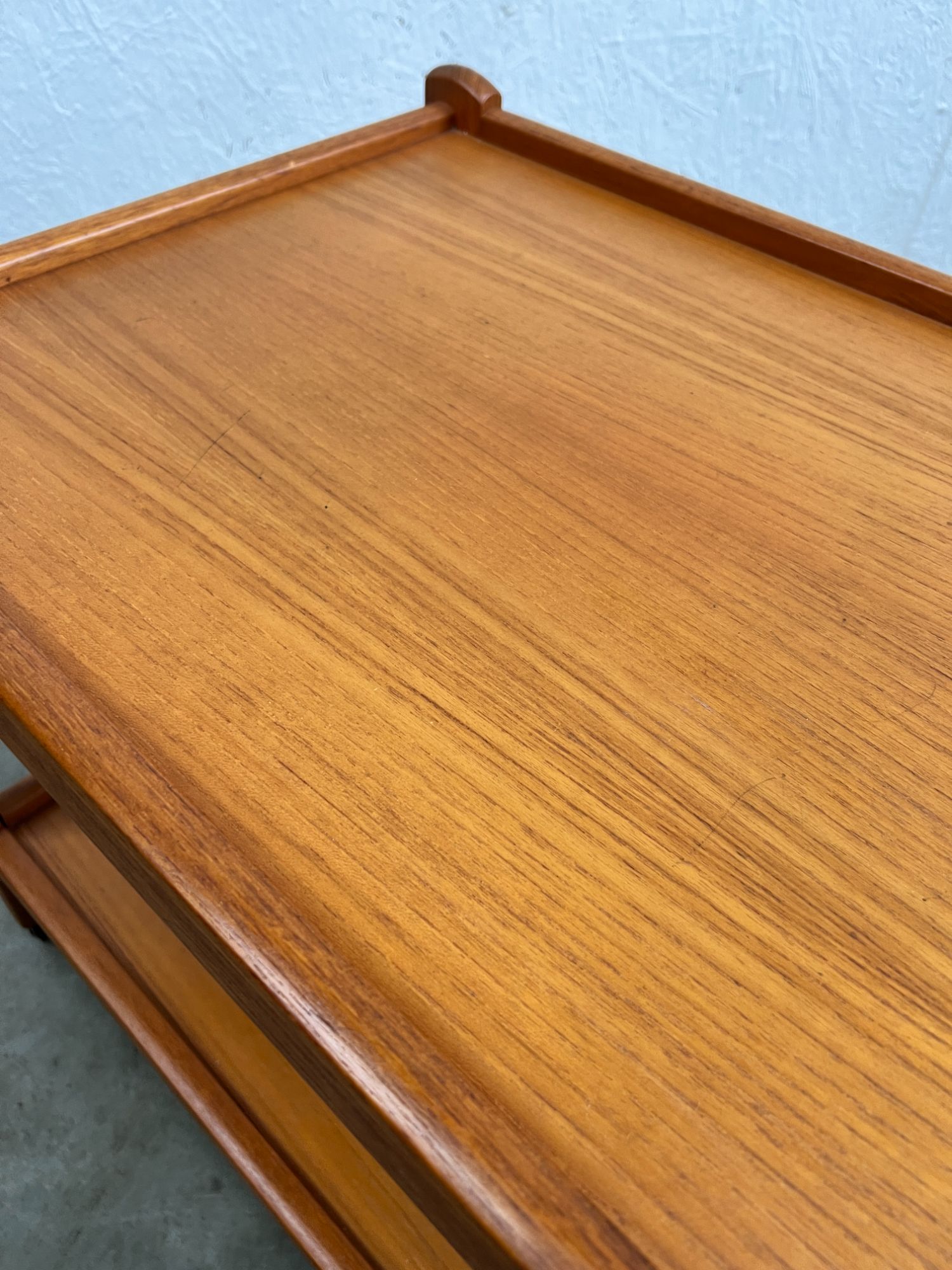 Vintage Deense Trolley / Bijzetmeubel, Teak, Brdr Furbo, 1960's image 12