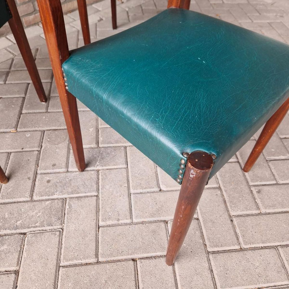 Set 4 Vintage Stoelen Deense Stoelen Jaren 60 image 11