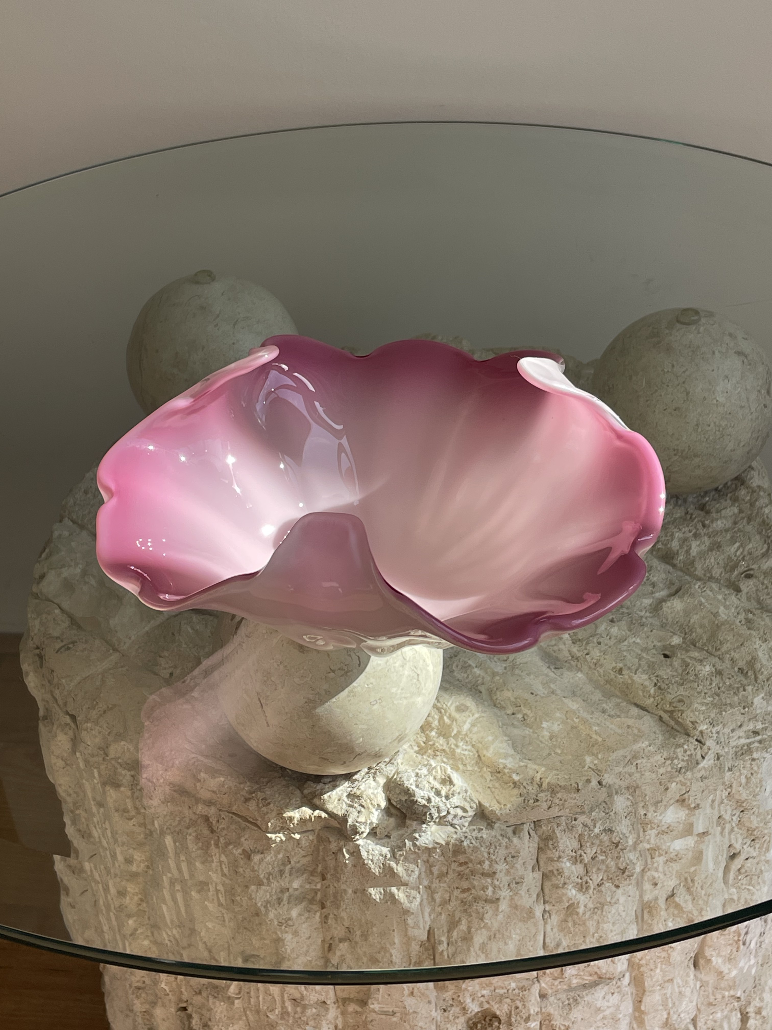 Roze Murano Schaal image 2