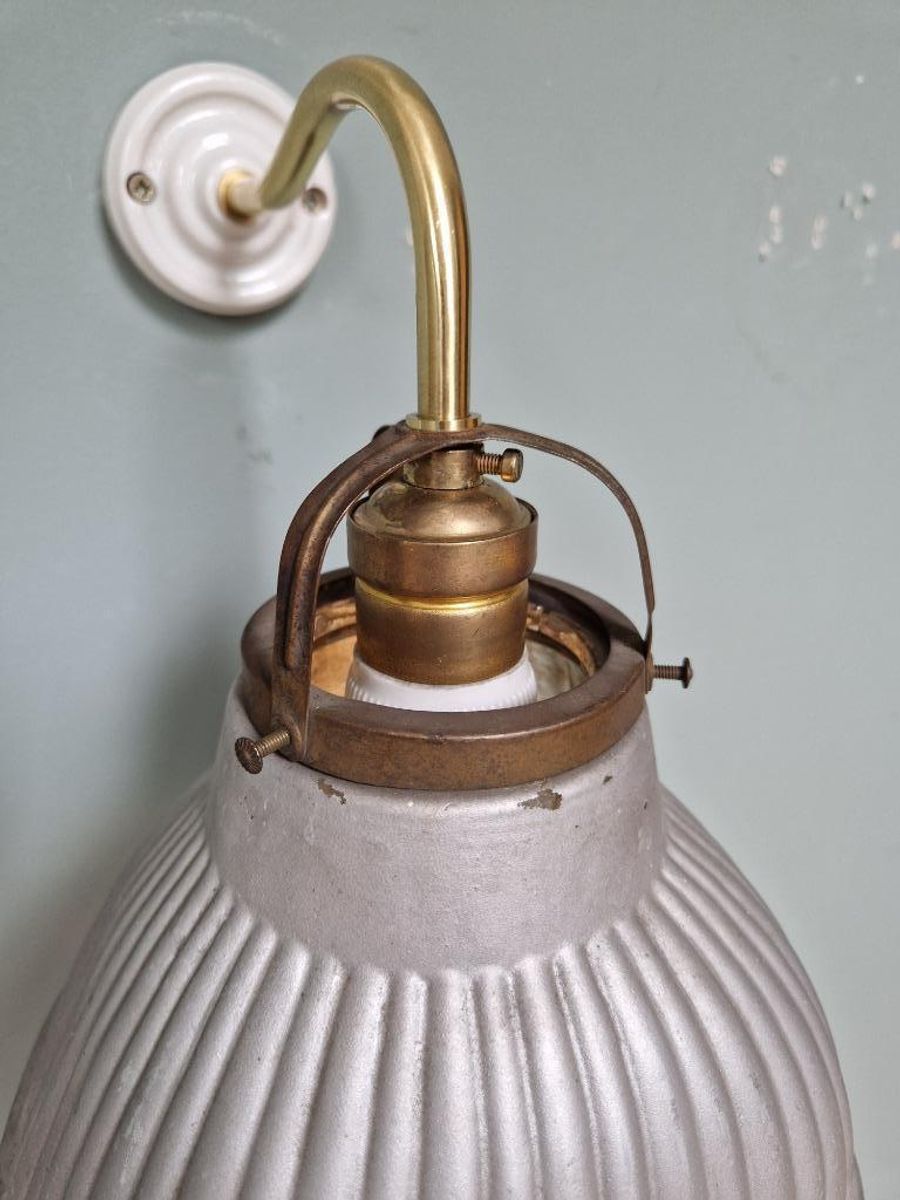 Wandlamp Met Zwanenhals Van Gemercuriseerd Glas, 1930 image 7