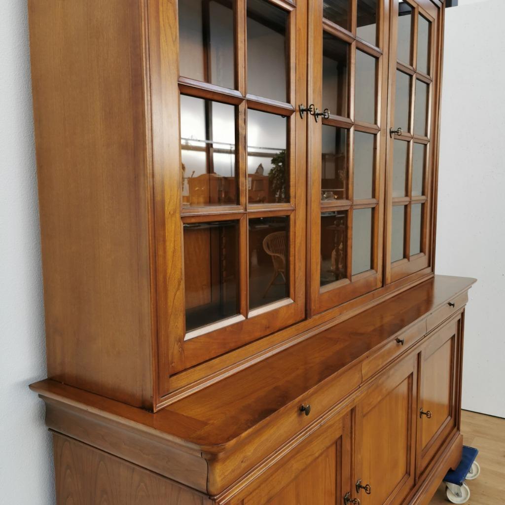 Antieke Vintage Landelijke Boekenkast Buffetkast Wandkast Vitrinekast image 14