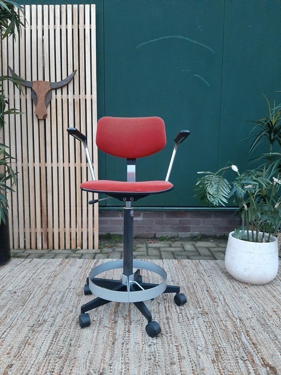 Vintage Architectenstoel Gispen Retro Design Stoel Gasveer image 9