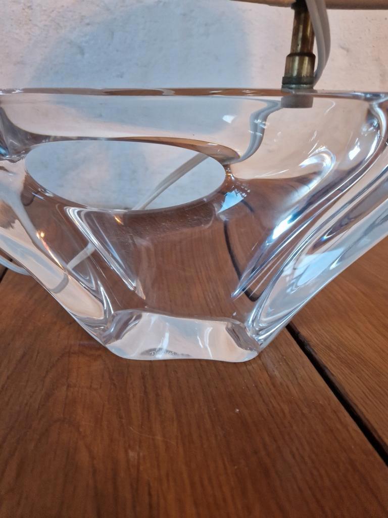 Vintage Tafel Lamp Kristal Daum Zeilboot Vintage Tafel Lamp image 10