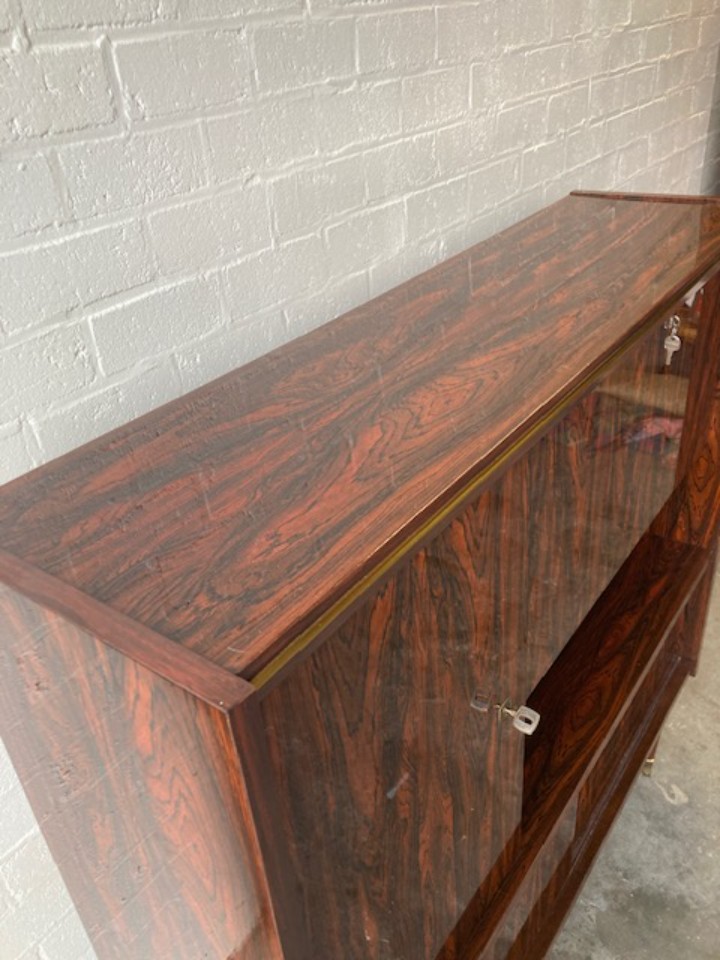 Retro Vintage Mid-century Dressoir,high-board,mid-board,barkast image 8
