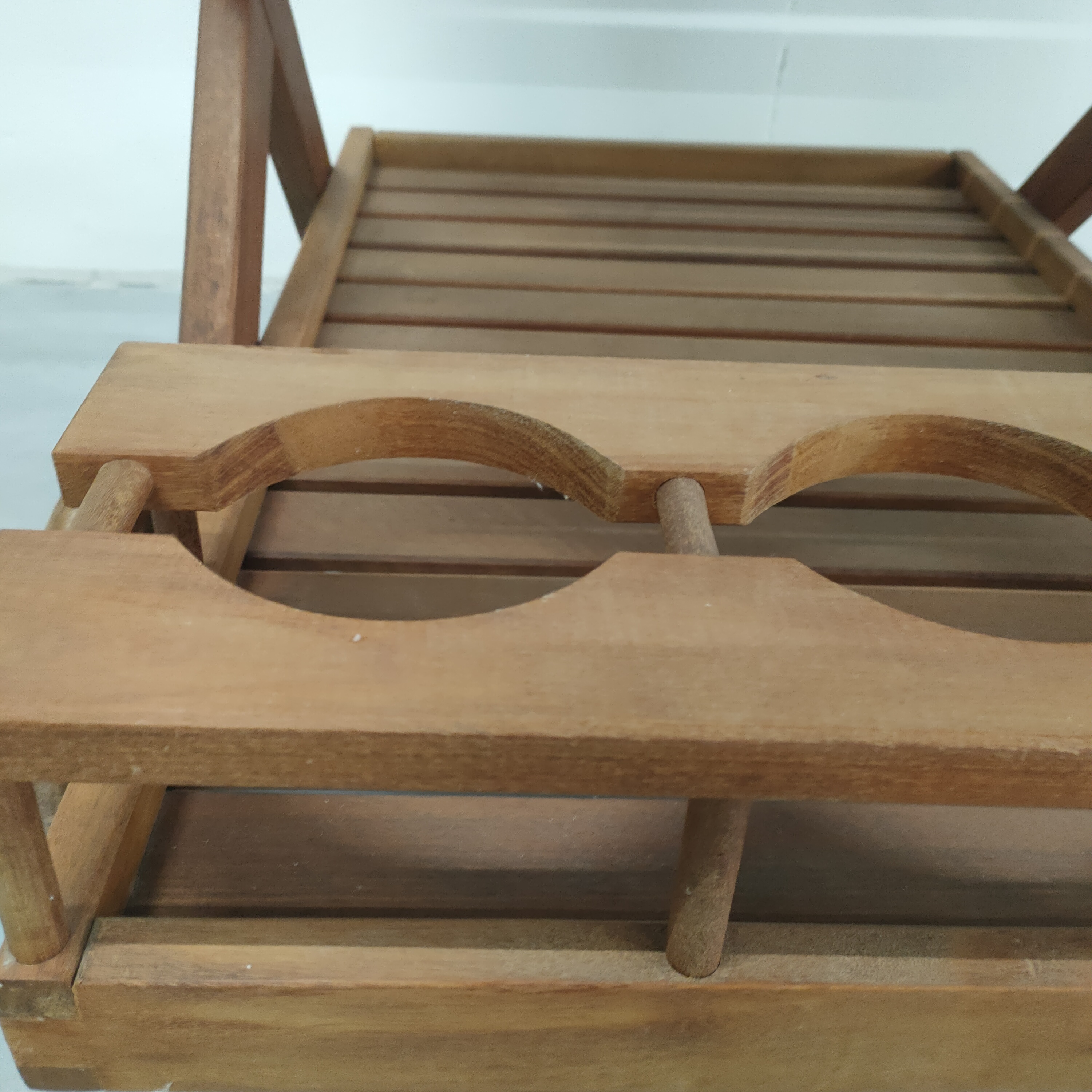 Houten Serveertrolley Met Afneembaar (dien)blad image 9
