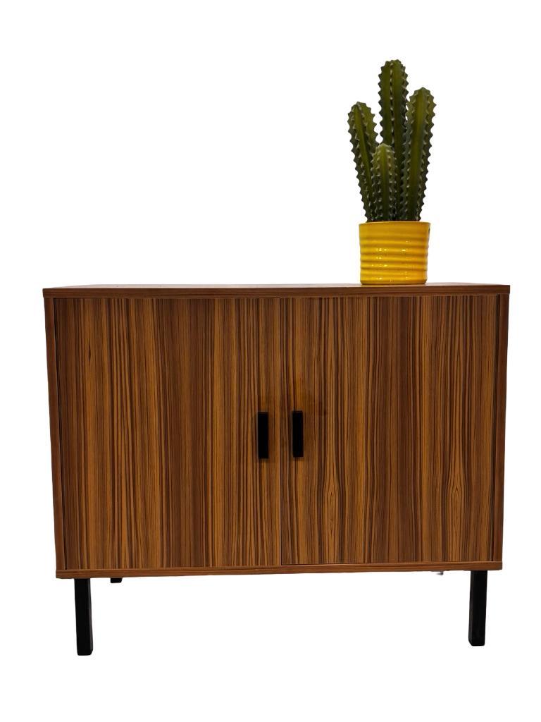 Vintage Kastje Compact Plak Fineer Jaren 70 Design image 24