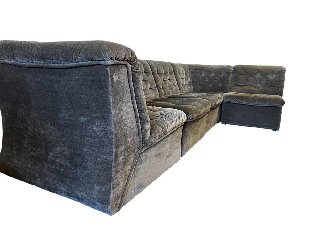 Vintage 5 Delige Modulaire Salon / Zetel / Canapé image 6
