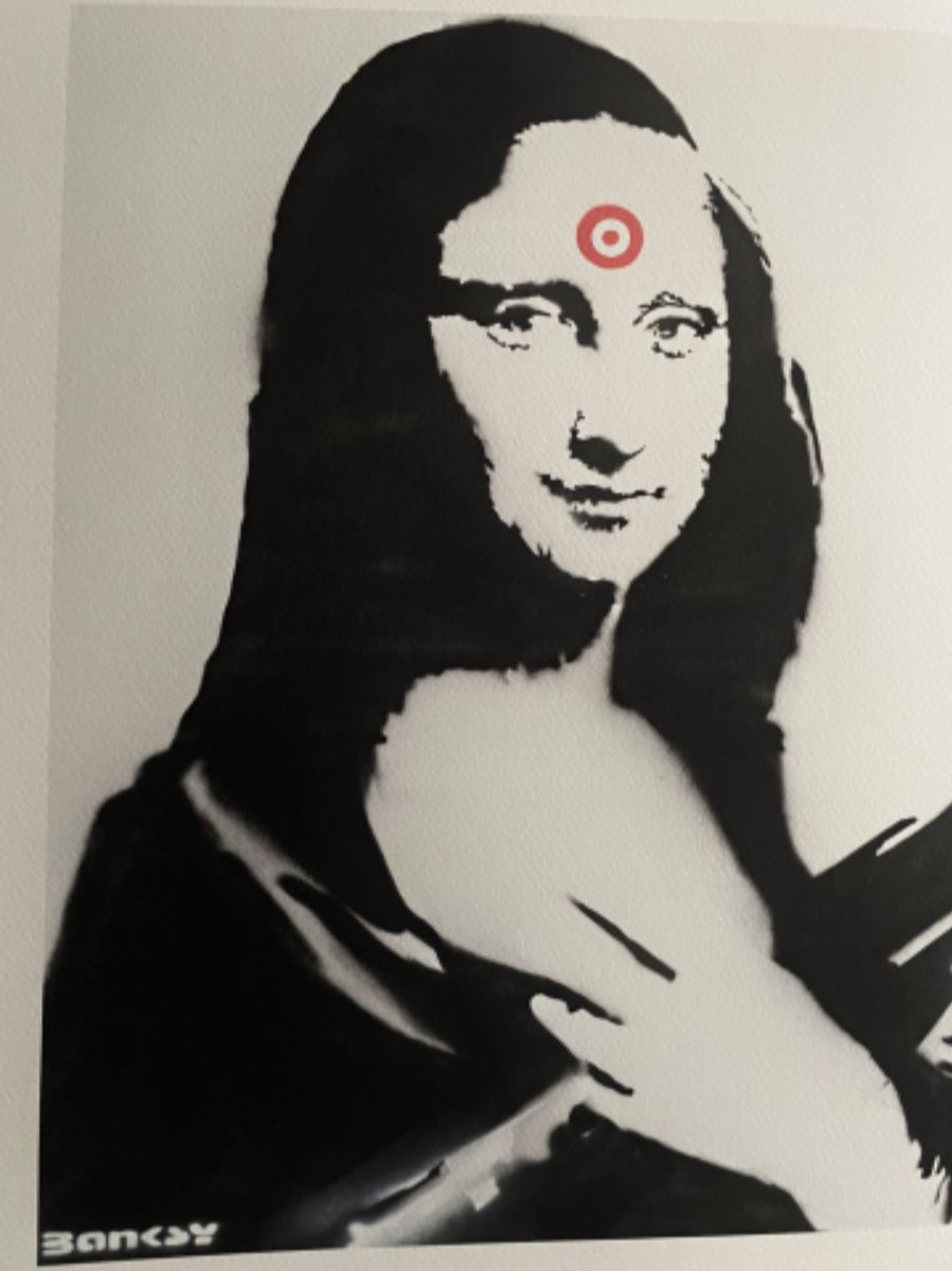 Banksy (1974) - Mona Lisa With Gun image 6