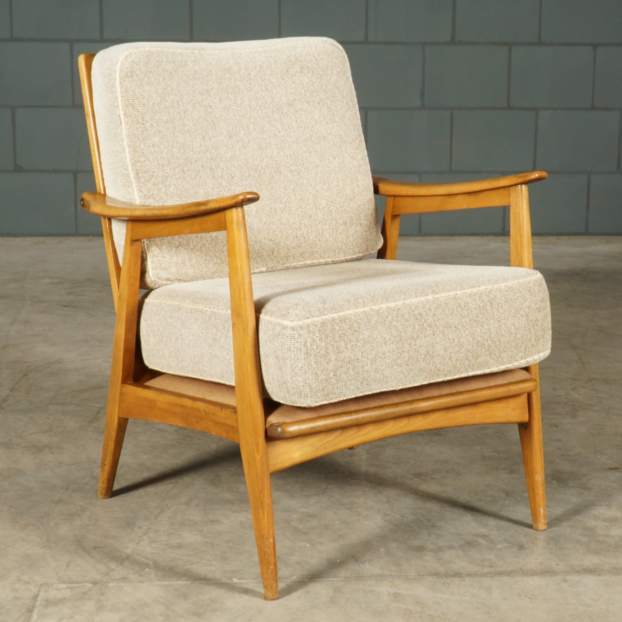 Set Deense Lougefauteuils – Notenhout – Jaren 60 image 3