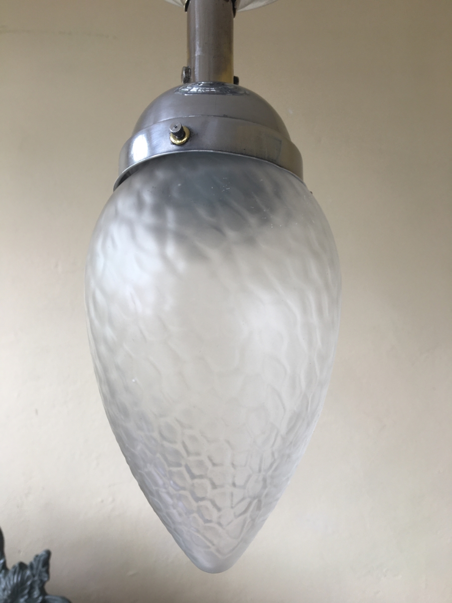 Hanglamp Wc Lampje Hallampje Art Deco 1930 Frans image 5