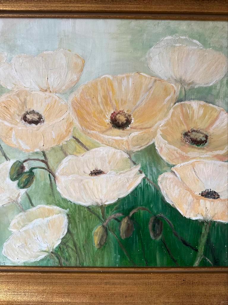 Vintage Schilderij “ Elisabeth Krops, Tender Poppies” image 8
