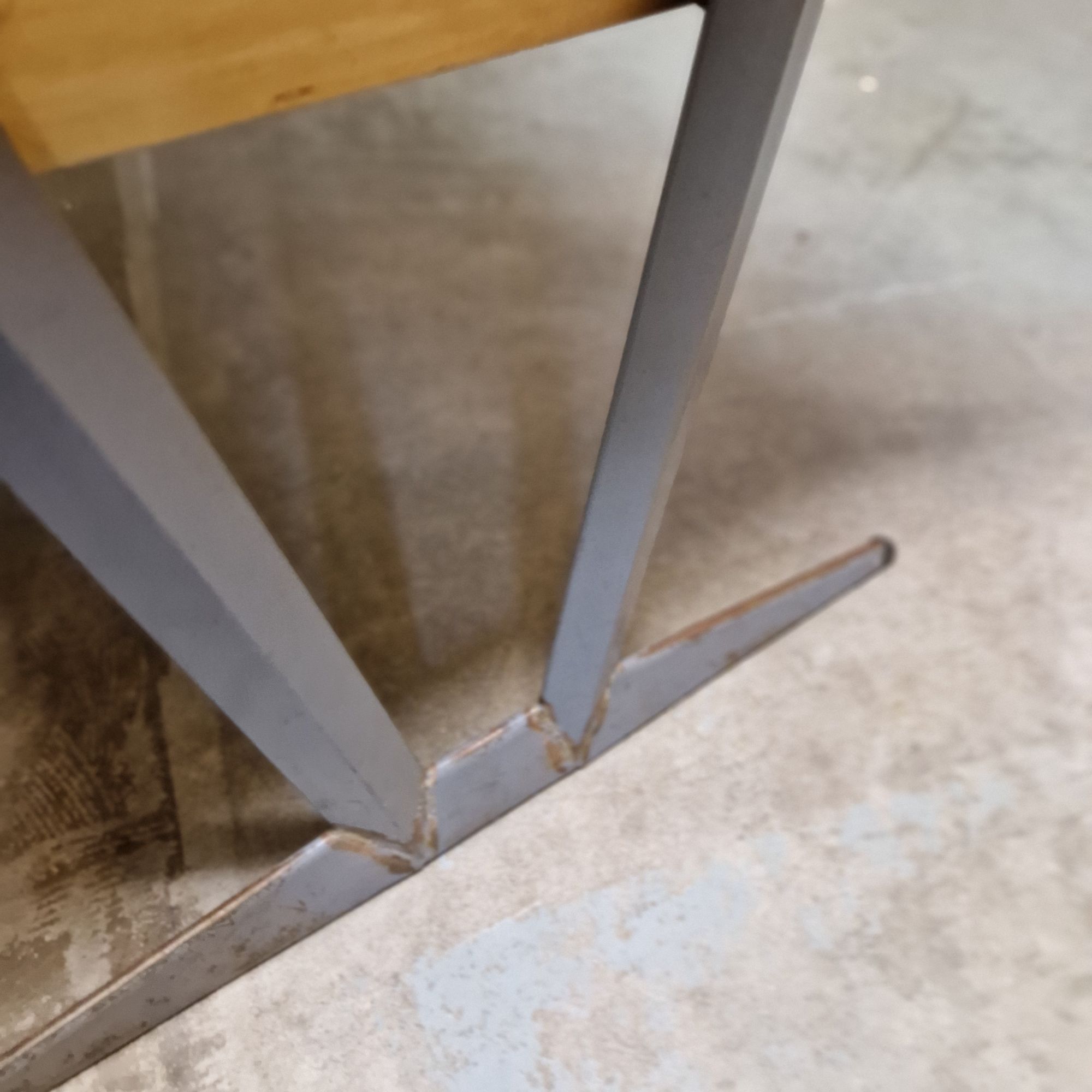 Vintage Teakhouten Bureau Jaren 50 Jaren 60 Design Bureau image 14