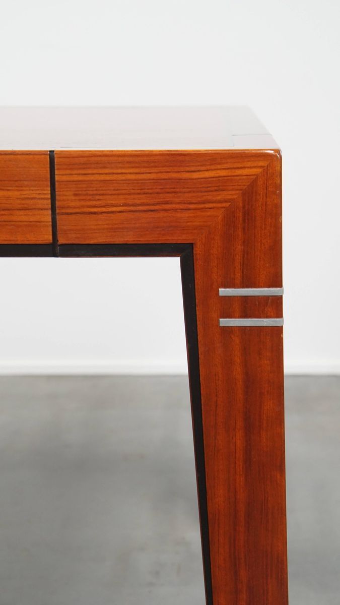 Prachtige Art Deco Set Bestaande Uit Een Eettafel En 4 Eetkamerstoelen Van Schuitema image 8