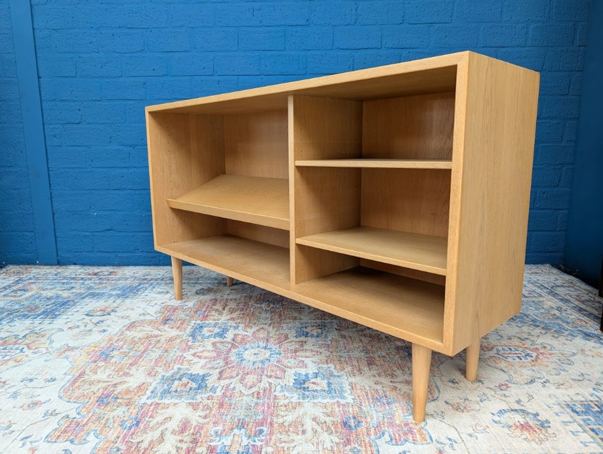 Vintage Boekenkast Met Tijdschrift Gedeelte, Jaren 60 image 12