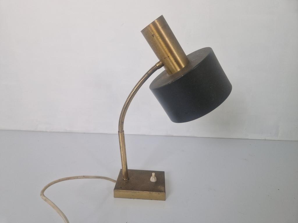 Vintage Messing Design Bureaulamp Jaren 60. image 9