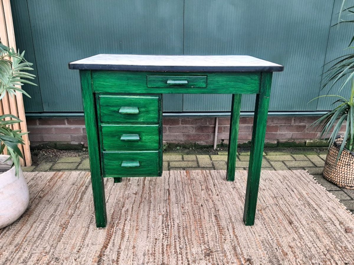 Vintage Kinder Bureautje Dutch Design Piet Zwart Retro J 60 image 16