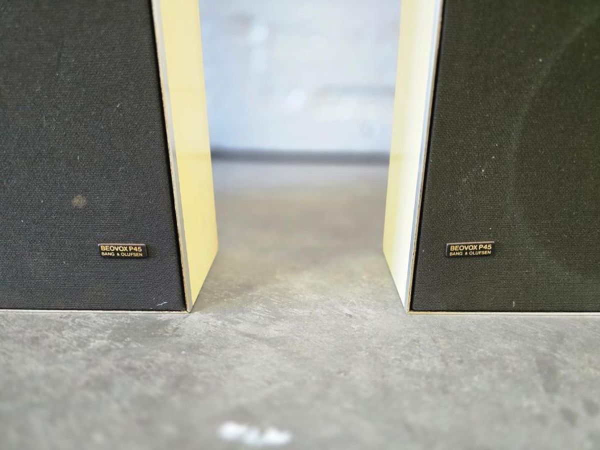 Set Van 2 Vintage Speakers / Boxen B&o Beovox P45 image 4