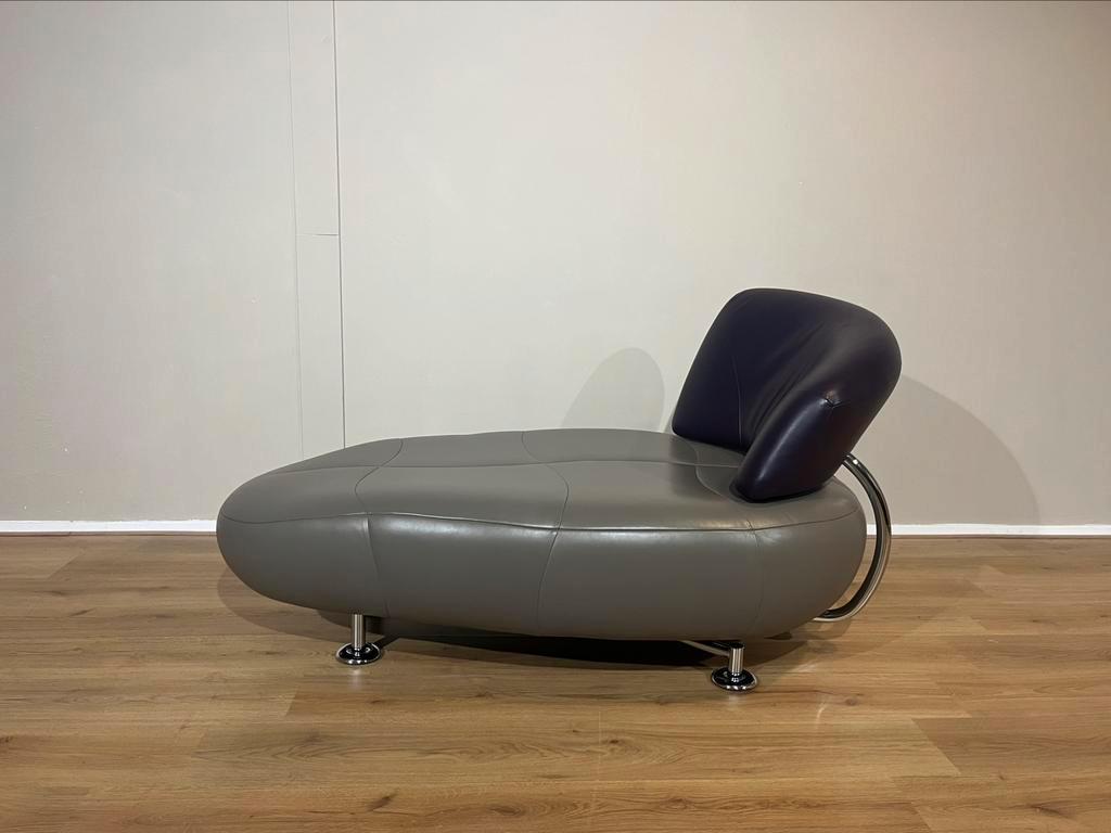 Leolux Kikko Fauteuil - Chaise Longue - Taupe - Grijs -Paars image 3