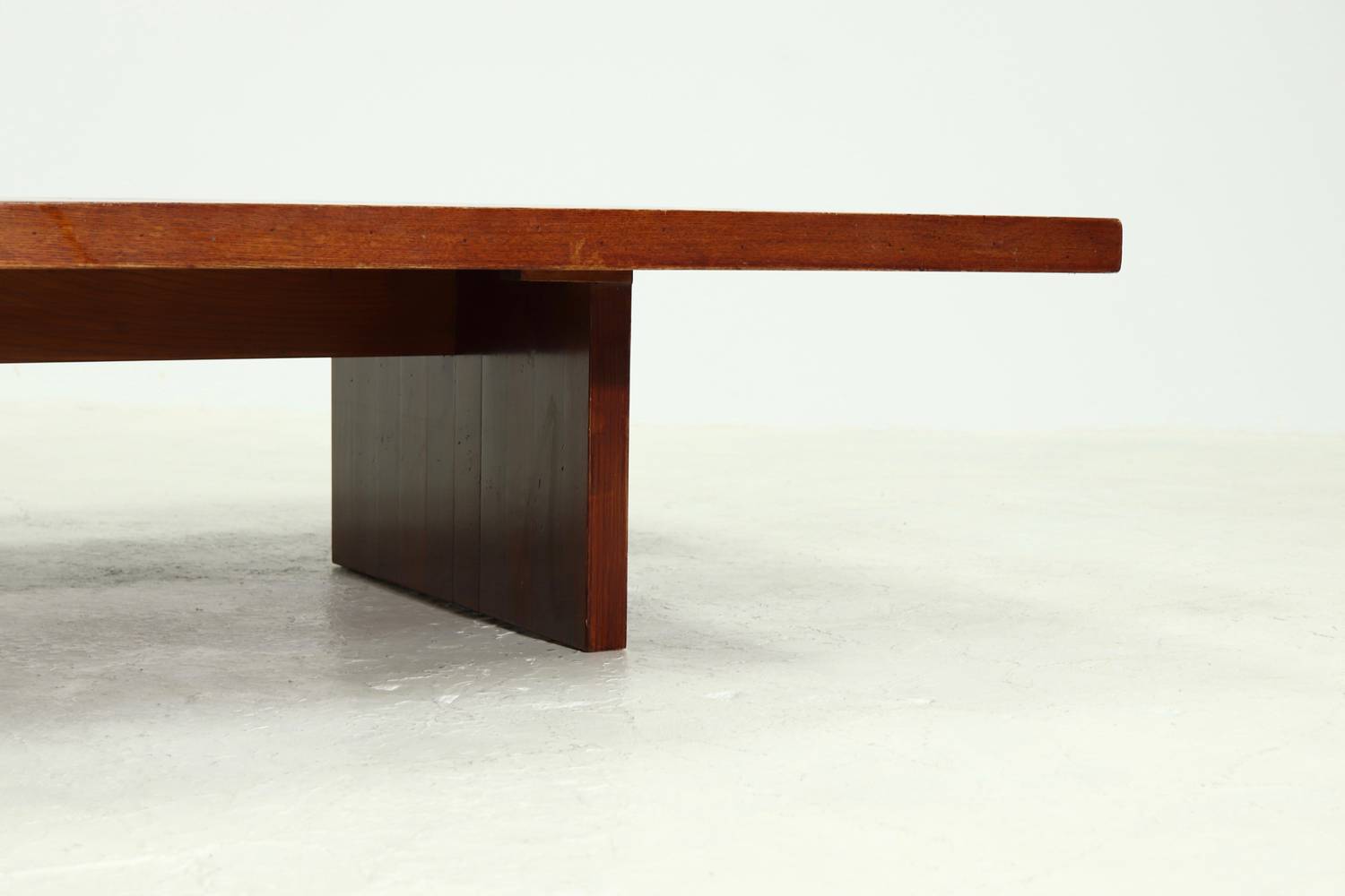 Large Bamboo And Wood Coffee Table By Axel Vervoordt 1980s image 11