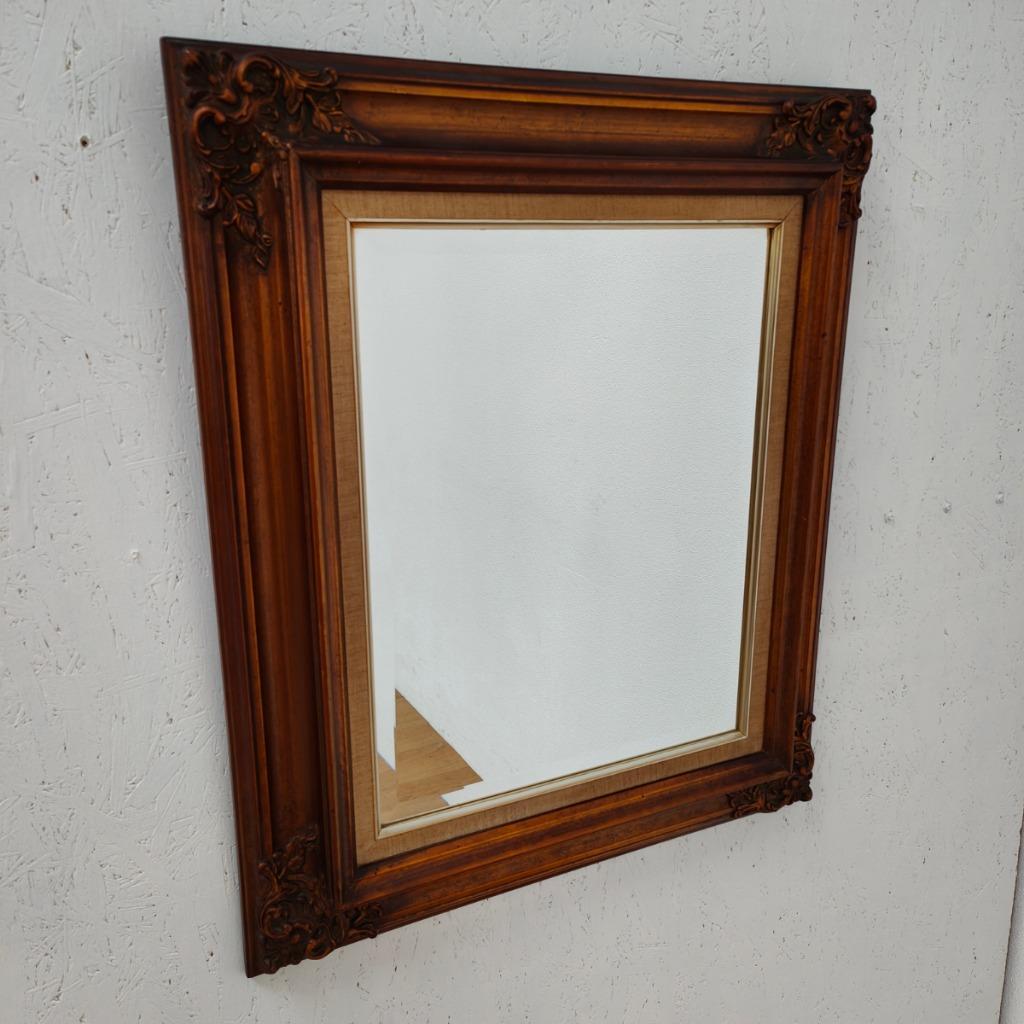 Grote Vintage Hollywood Regency Barok Rococo Spiegel image 3