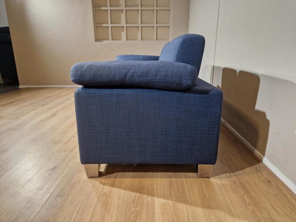 De Sede Ds17 - 2 Zits Bank - Nieuwstaat - Blauw - Stof image 7