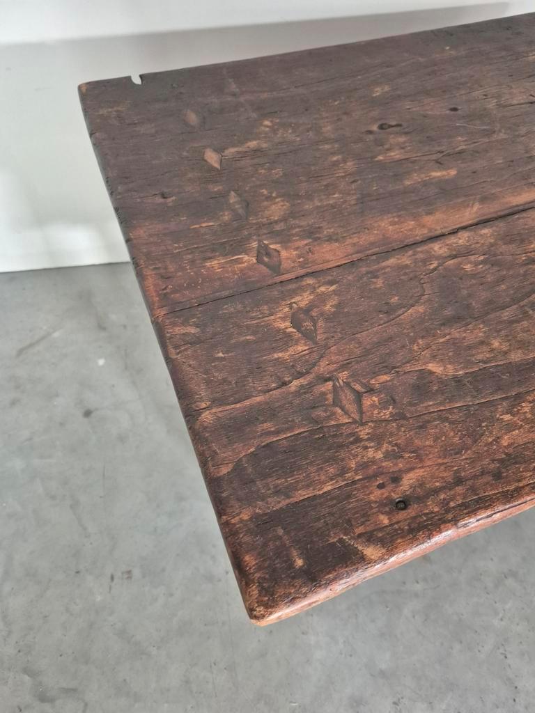 Antieke Rustieke Spaanse Tafel Wabi Sabi Stijl image 4