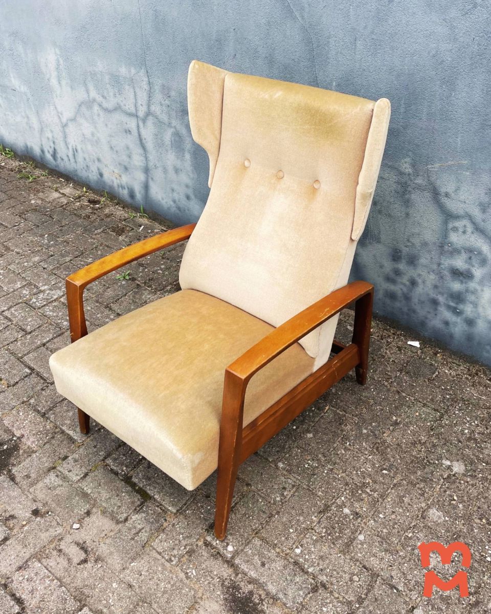 Vintage Jaren 50 Oorfauteuil image 4