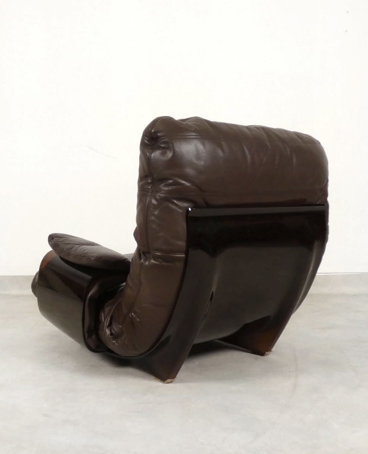 Ligne Roset Marsala - Fauteuil En Ottman - Bruin Leder image 5