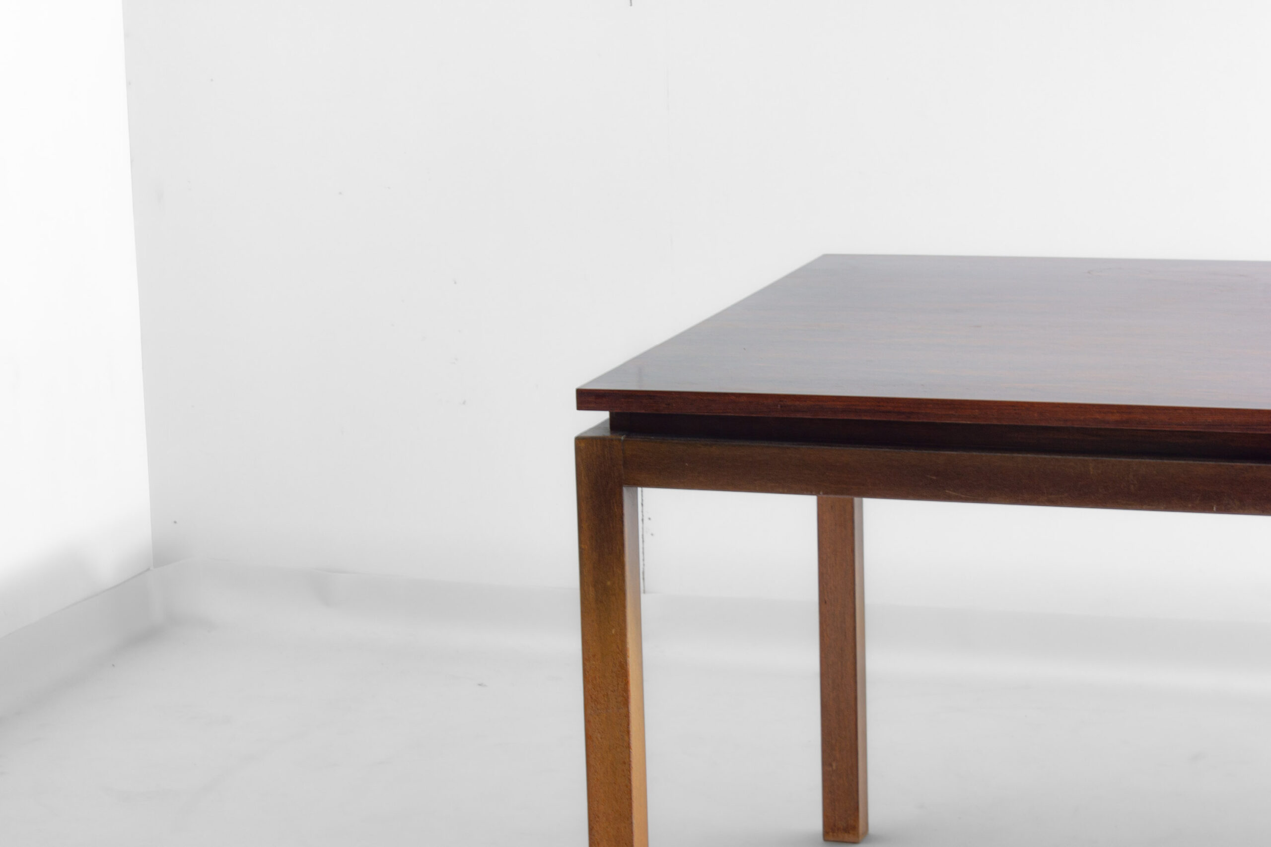 Mid-century Palissander Minimalistische Uittrekbare Eettafel Van Alfred Hendrickx, 1960 image 6