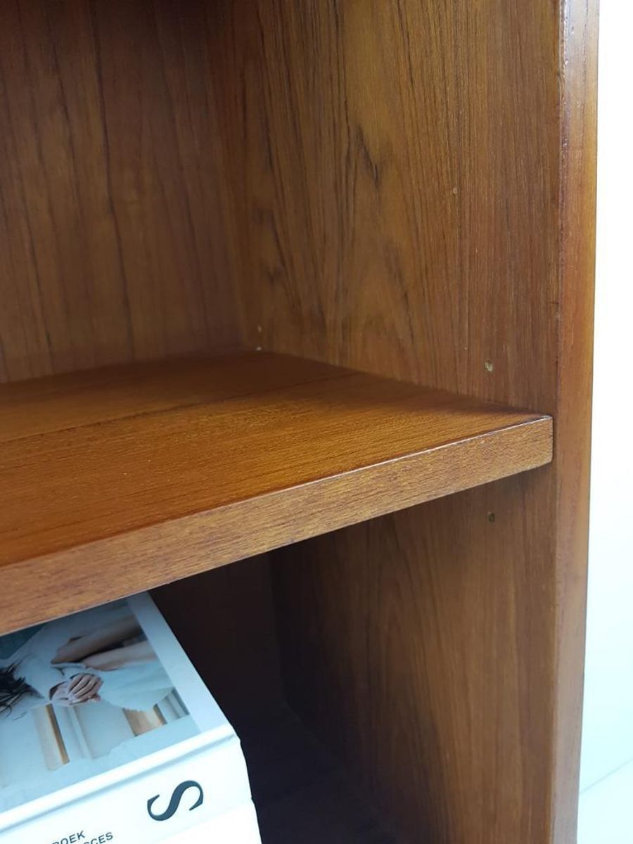 Vintage Deens Vierkant Boeken Kastje | Keuken Kast Klein image 5