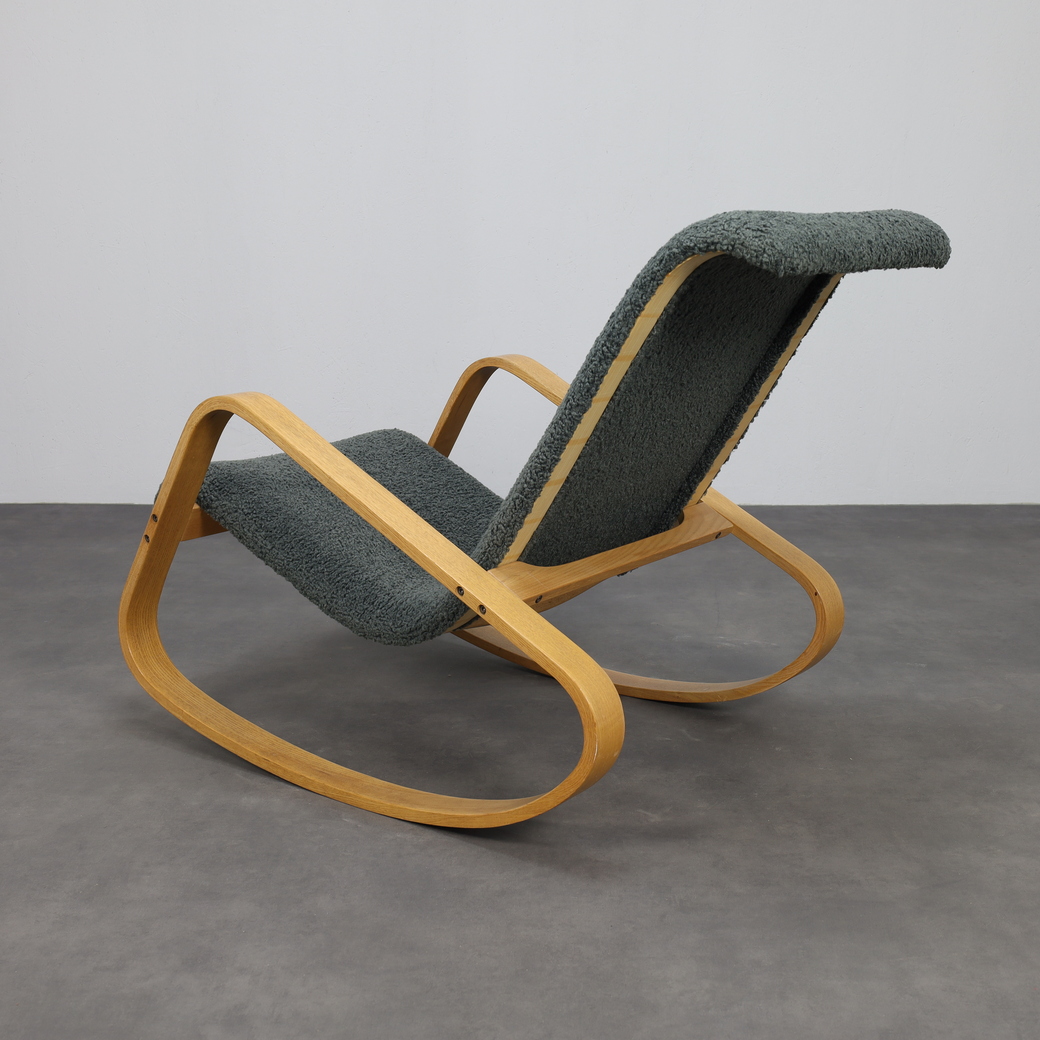 Rocking Chair “dondolo” By Luigi Crassevig, Italy, 1970s image 6
