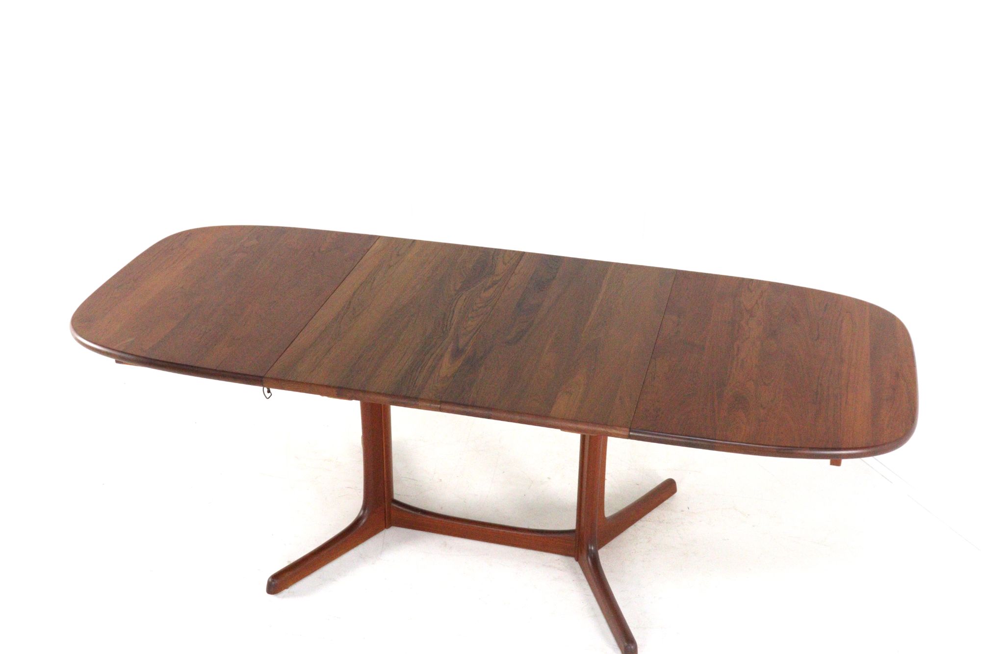 Ovalen 2x Verlengbare Eettafel Massief Teak Deens image 3