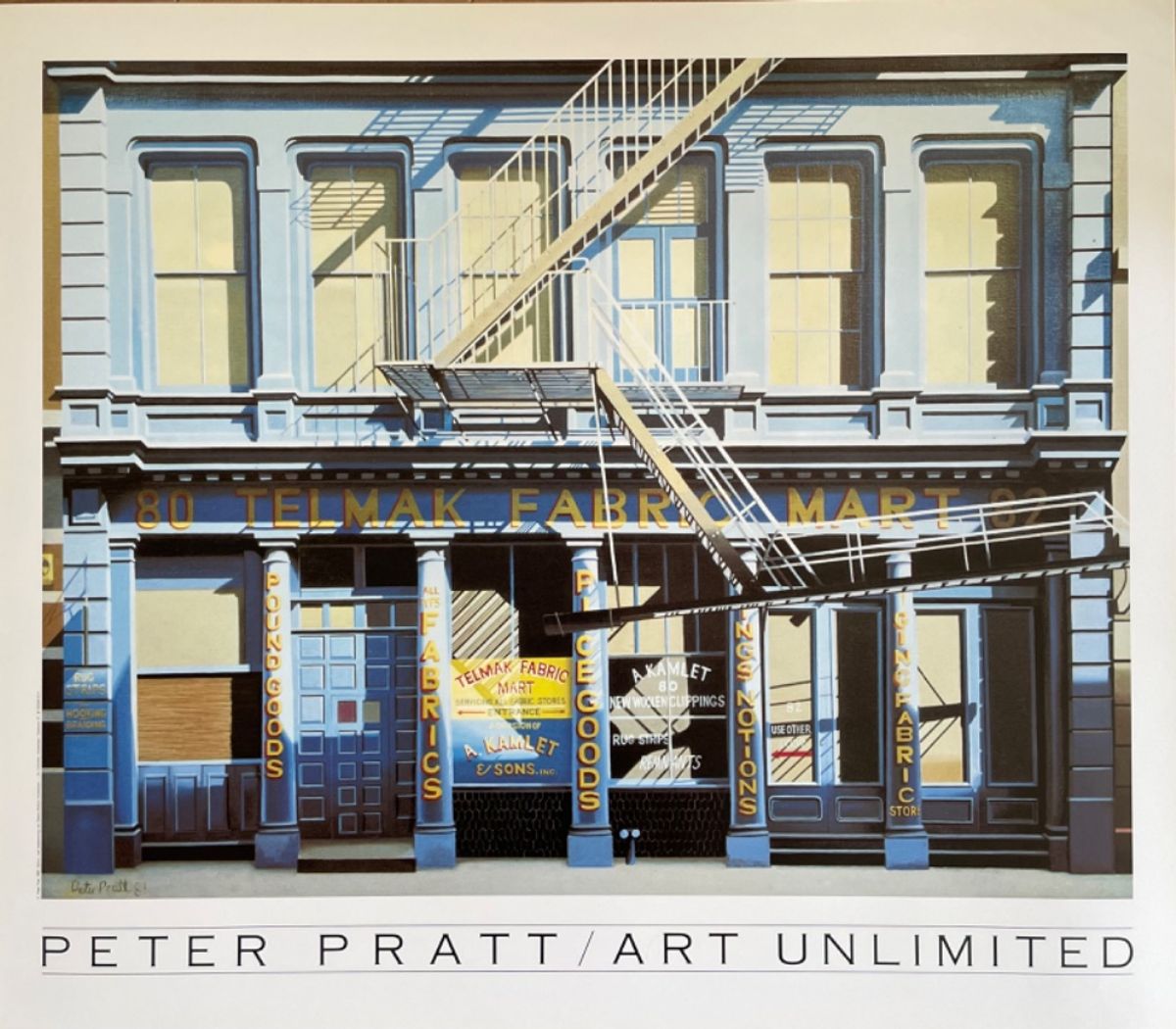 Peter Pratt, Soho, 1982 – Rare Vintage Poster image 4