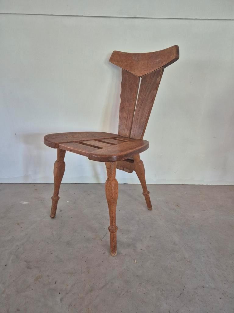 Belgische Vintage Brutalist Stoel Design image 4