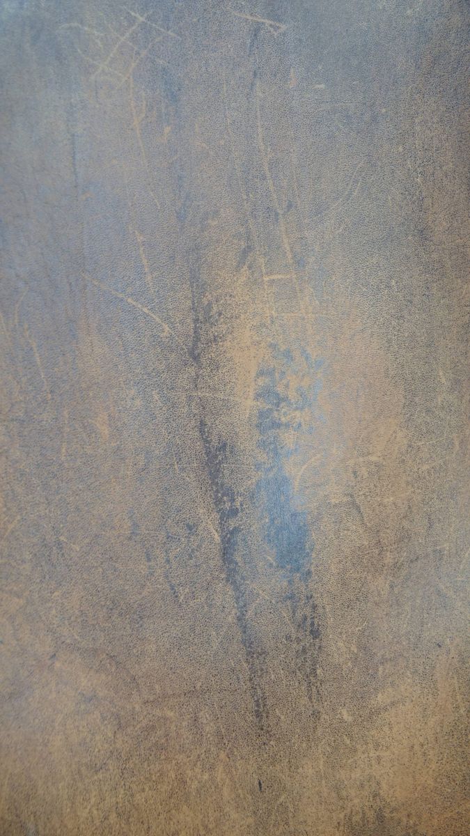 Geweldige, Karaktervolle Vintage Schapenleren Oorfauteuil Met Een Mooi Patina image 12