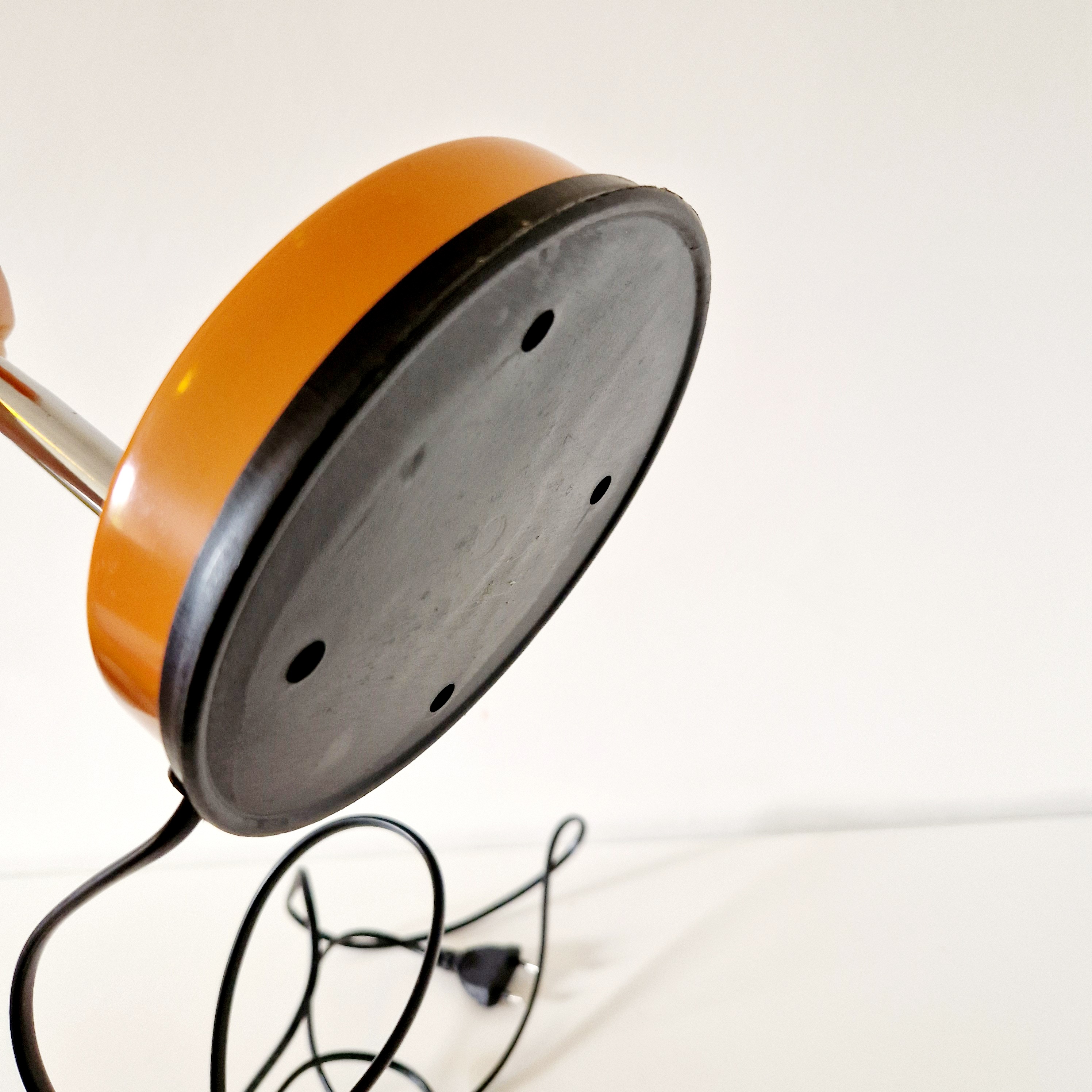 Vintage Oranje Bureau Lampje Uit De Jaren 90 image 9